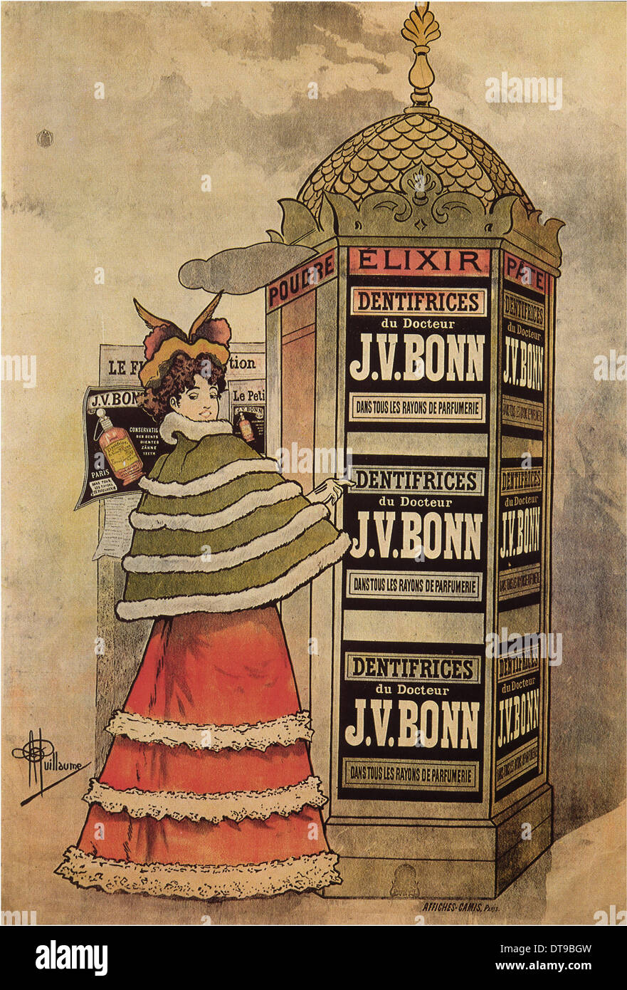 Elixir-Dentifrices du Docteur J. V. Bonn, 1893. Artist: Guillaume, Albert (1873-1942) Stock Photo