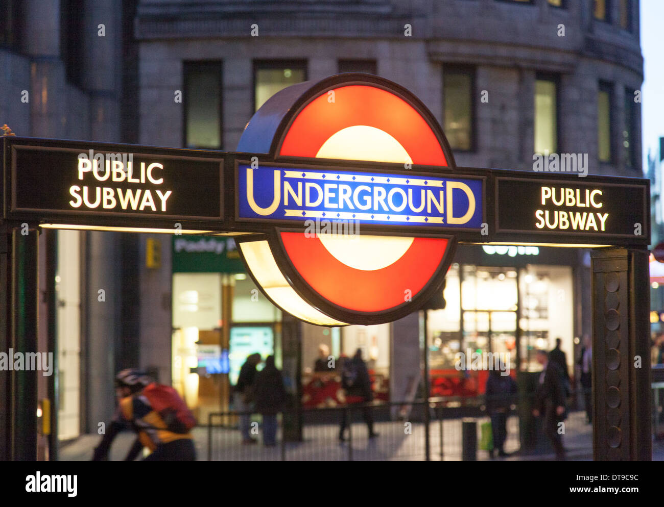 Monument London Underground Station The City Of London UK Stock Photo