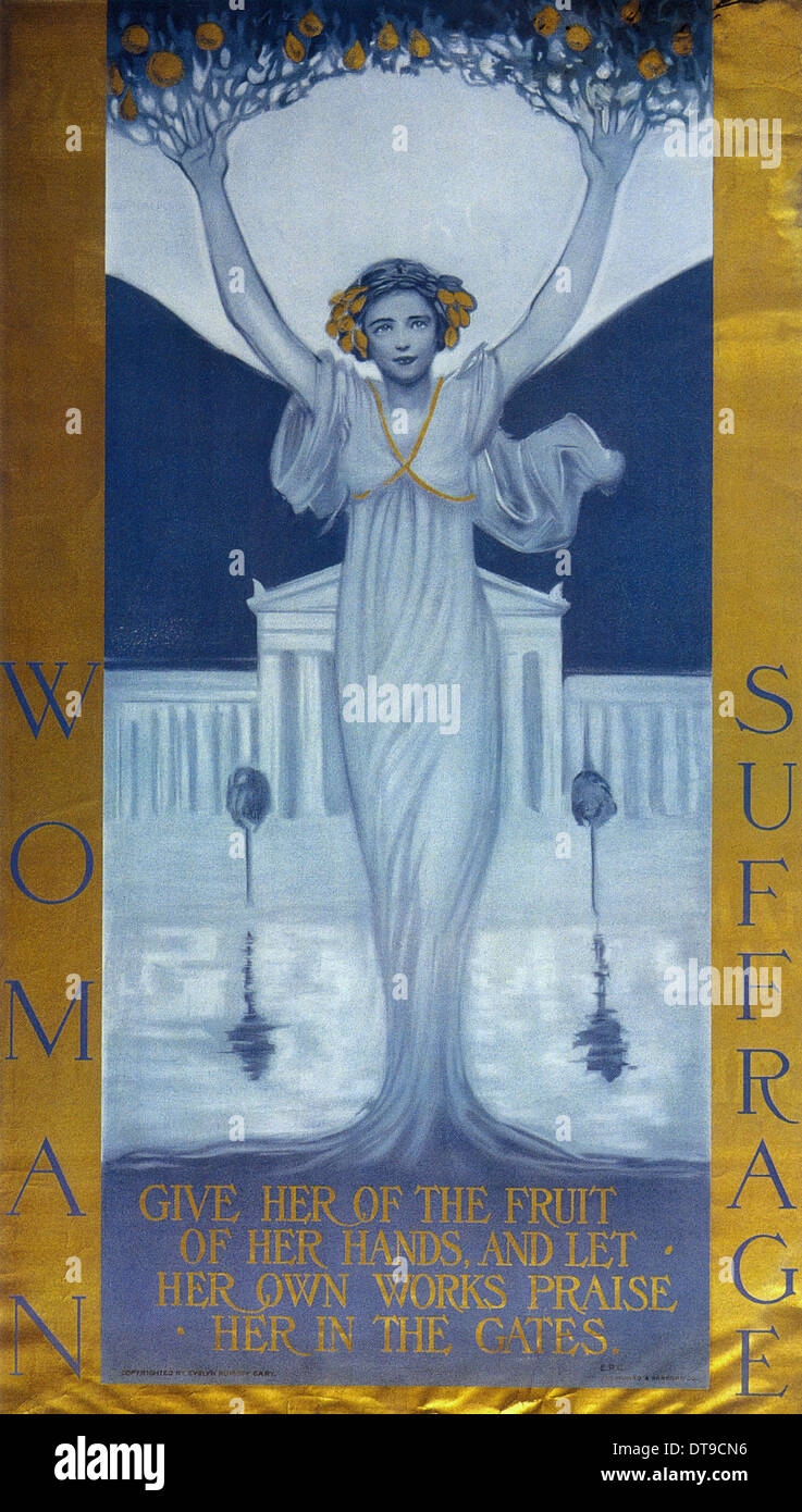 Woman suffrage, c. 1905. Artist: Cary (Rumsey), Evelyn (1855-1924) Stock Photo