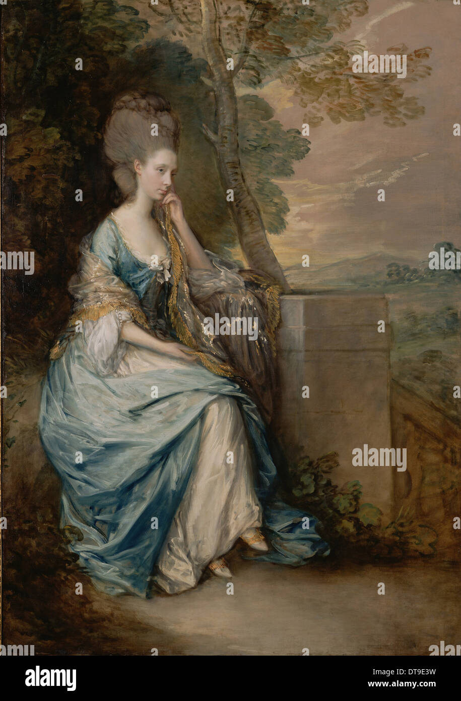 Portrait of Anne, Countess of Chesterfield, 1778. Artist: Gainsborough, Thomas (1727-1788) Stock Photo