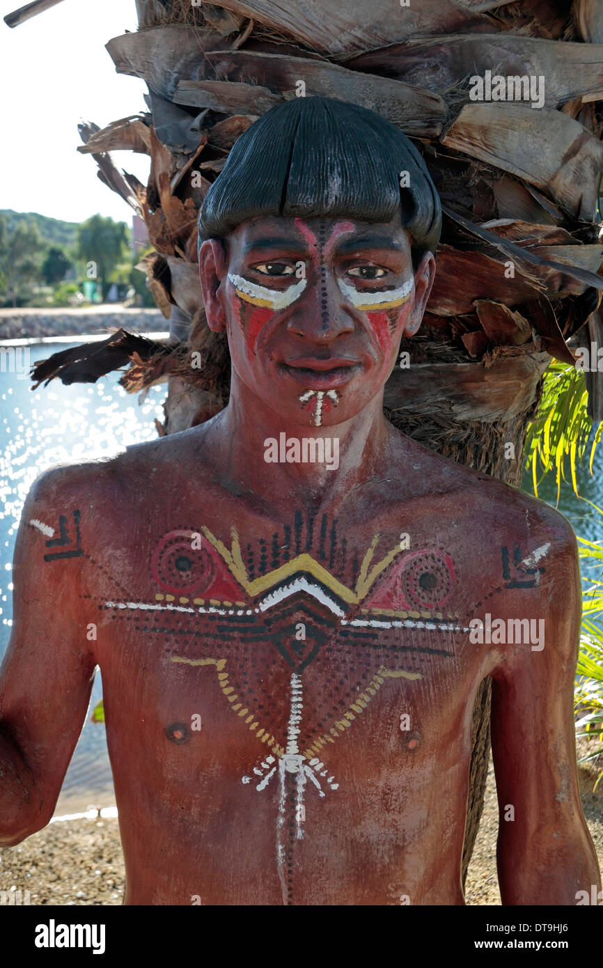 A native of Guanahani, part of the "Island of the Encounter" display