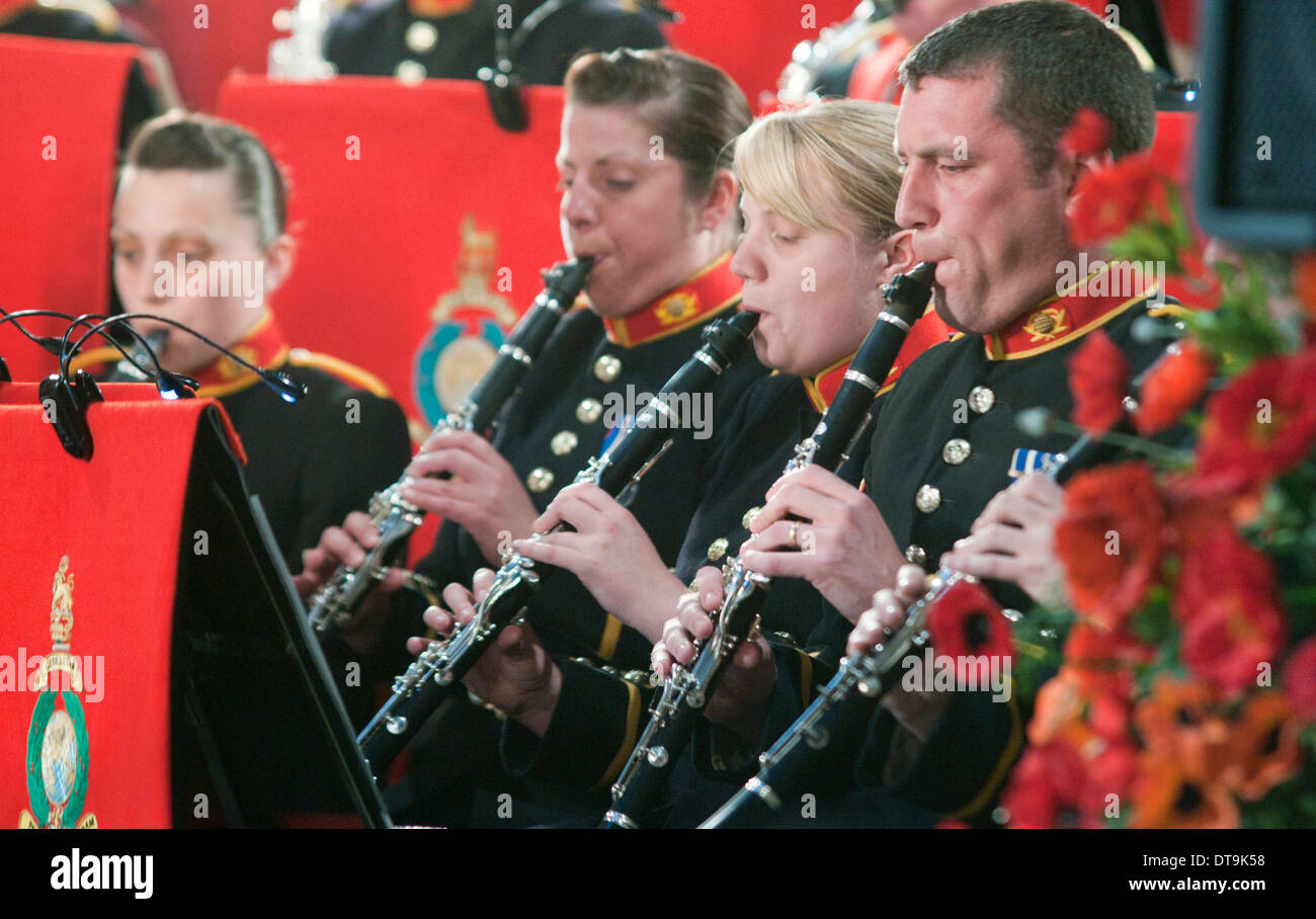 Royal Marines Band Stock Photo