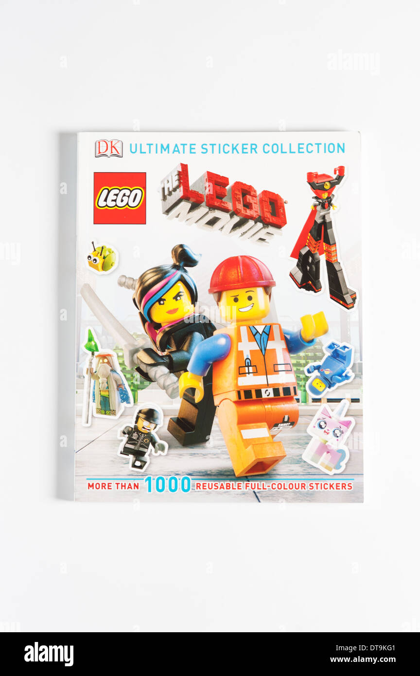 Lego Movies Sticker Book Stock Photo
