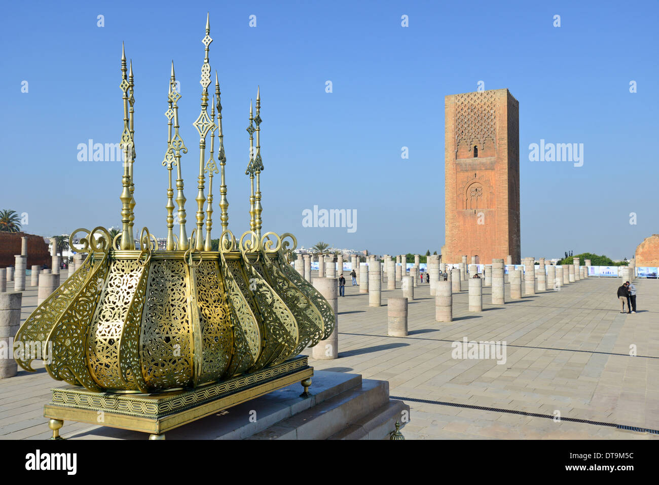 Hassan Tower (Tour Hassan), Boulevard Mohamed Lyazidi, Rabat, Rabat-Salé-Zemmour-Zaer Region, Kingdom of Morocco Stock Photo
