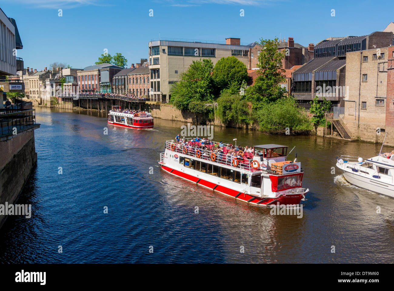 River trip boats hi-res stock photography and images - Alamy