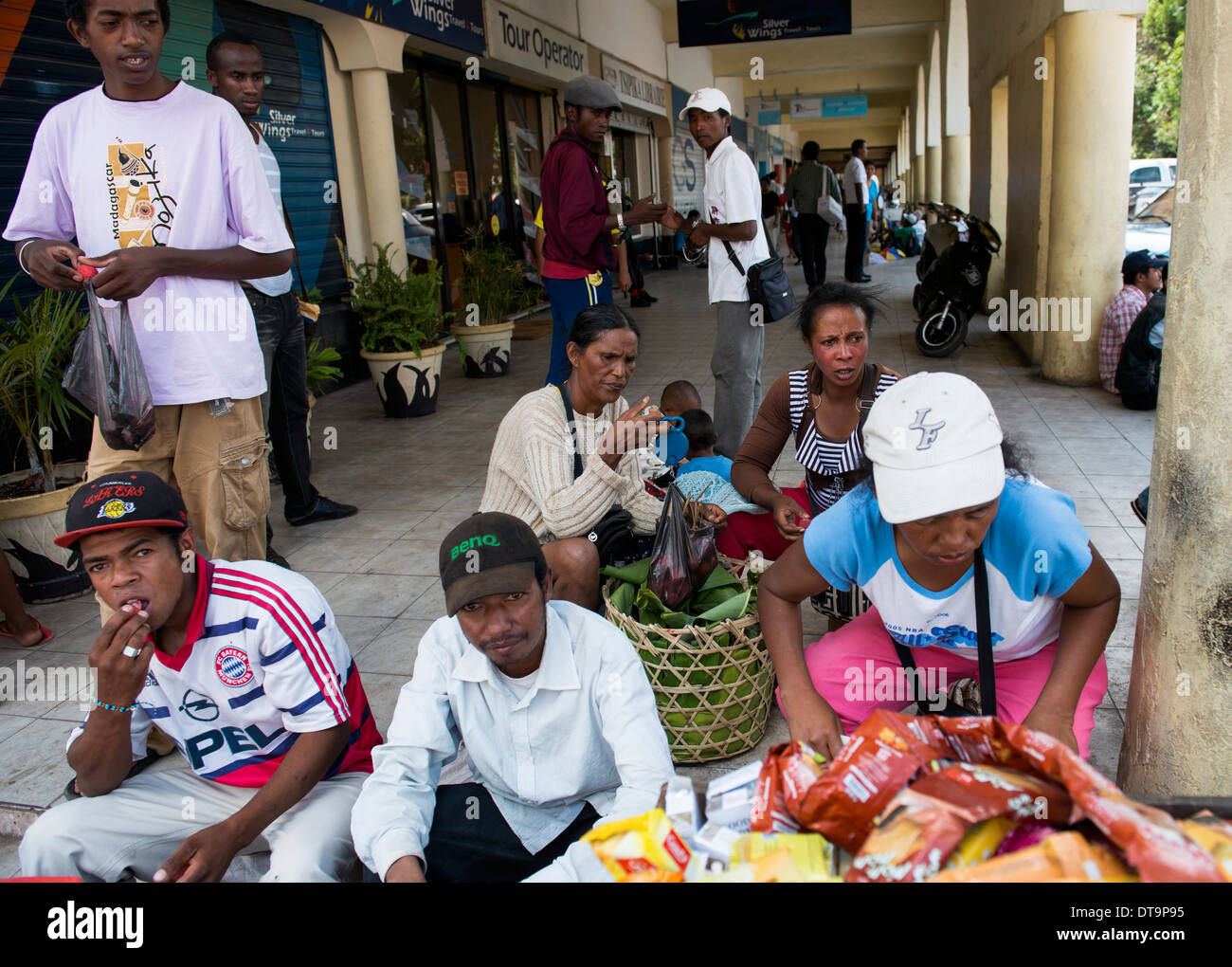 Malagasy market in central Antananarivo Stock Photo Alamy