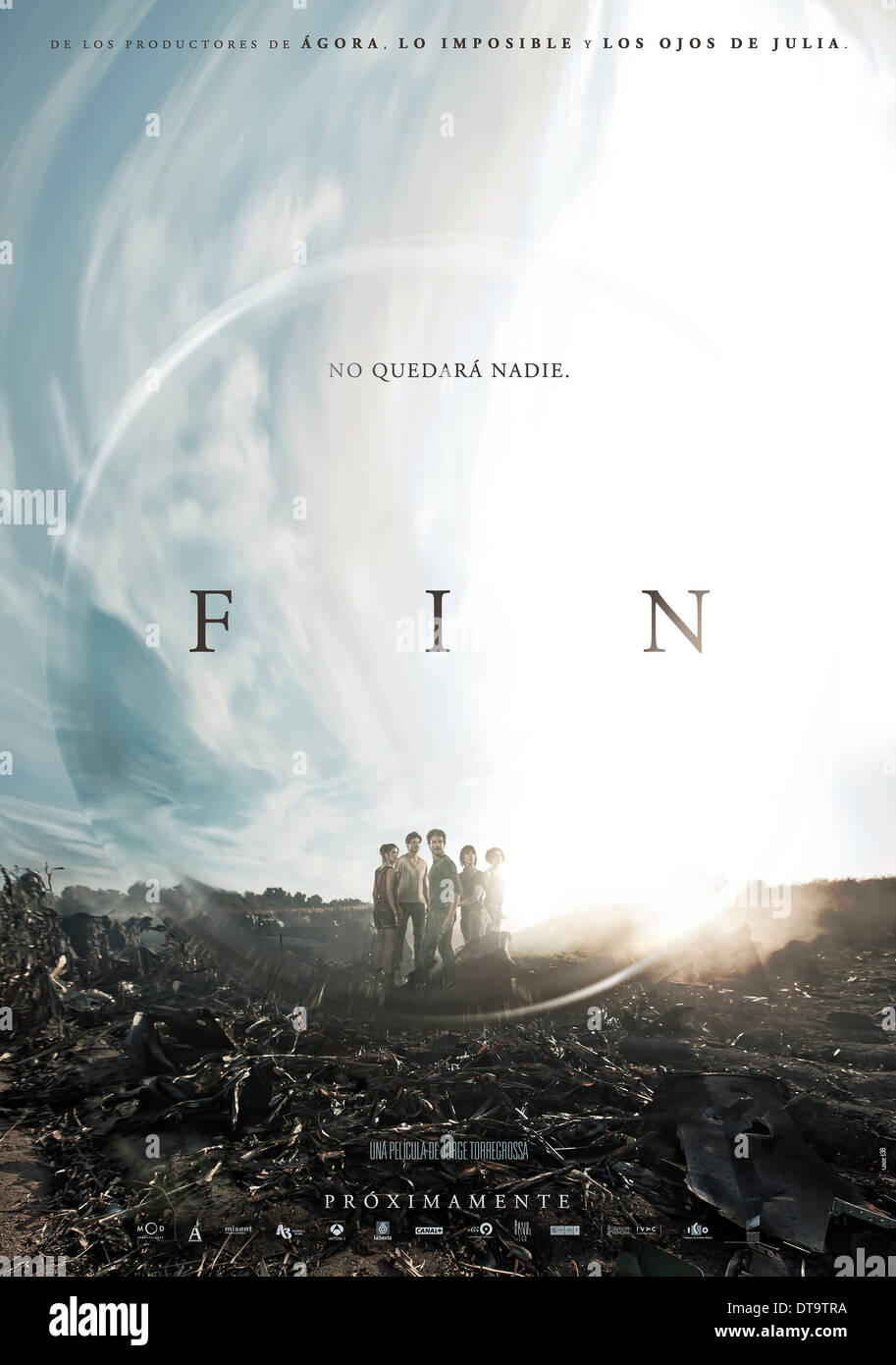 Movie Poster The End Fin 12 Stock Photo Alamy