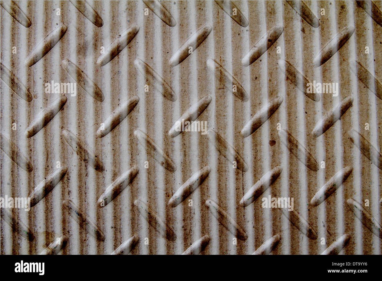 abstract background of checker plate and Corrugated Paper Stock Photo