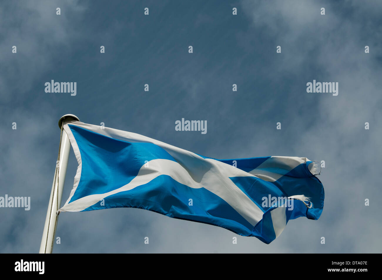 Saltire flag Stock Photo