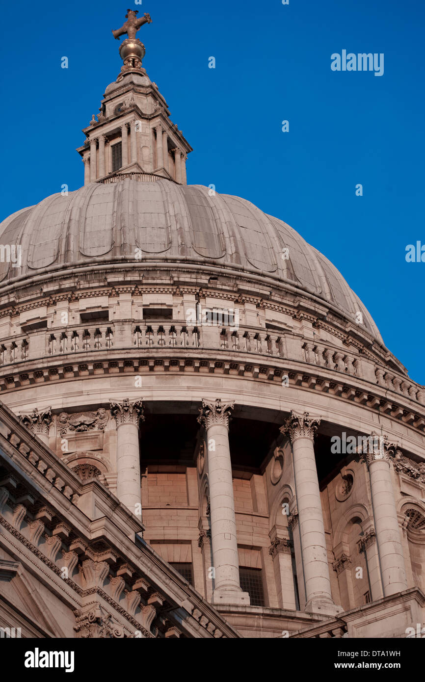 Dome of St. Paul's Cathedral, London, England, UK Stock Photo