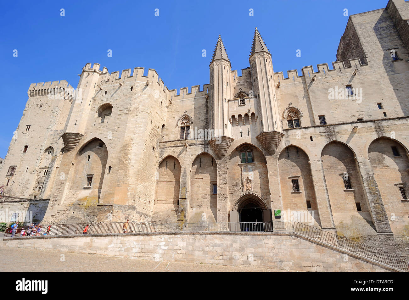 Palais des Papes or Papal Palace, Avignon, Vaucluse, Provence-Alpes ...