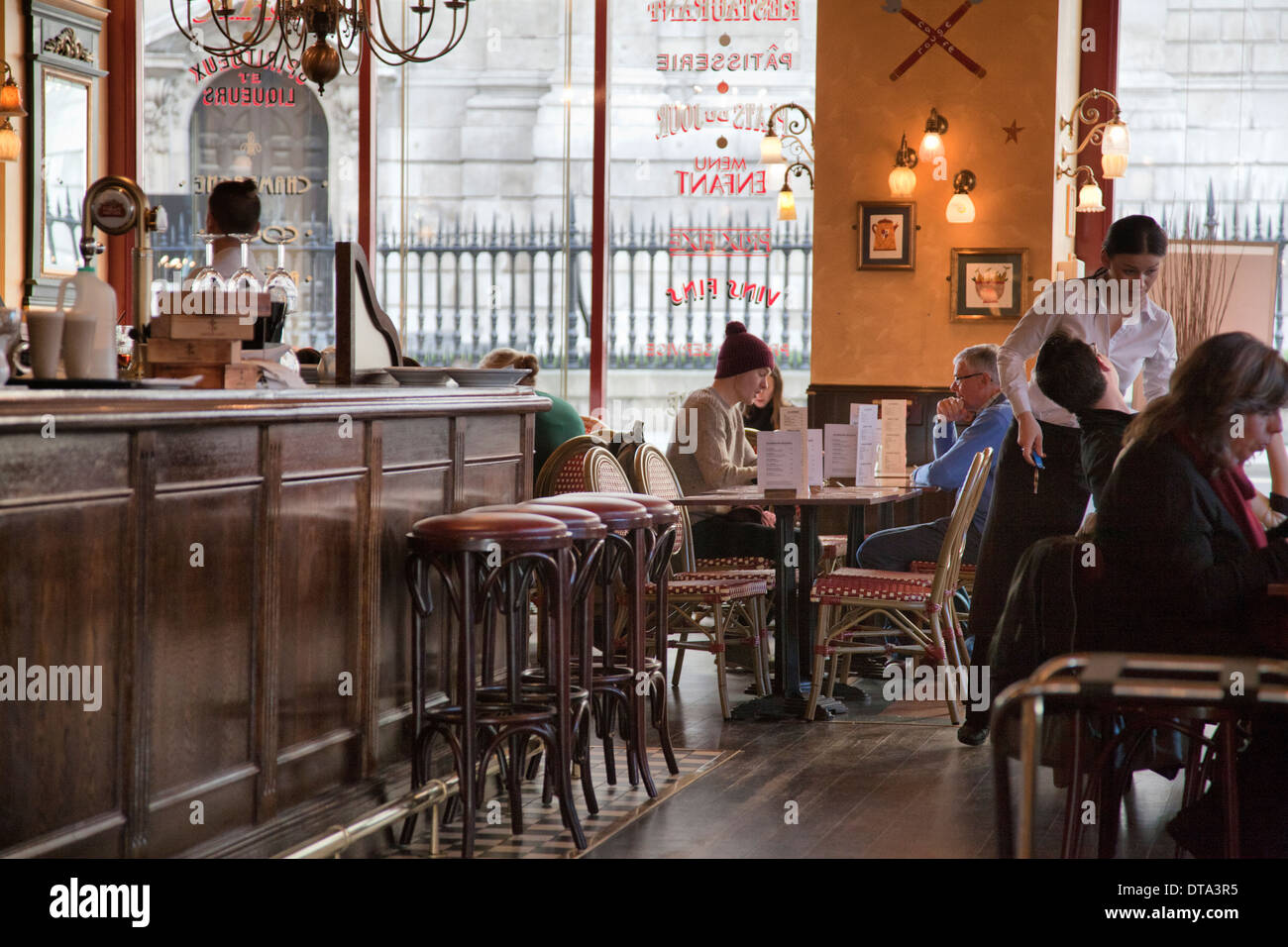 Cafe Rouge at St Paul's in London UK Stock Photo Alamy