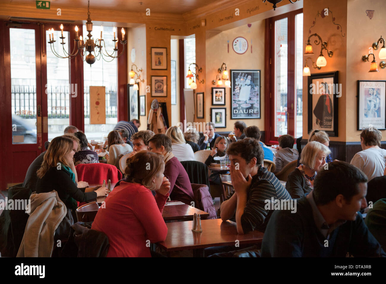 Cafe Rouge at St Paul's in London UK Stock Photo Alamy