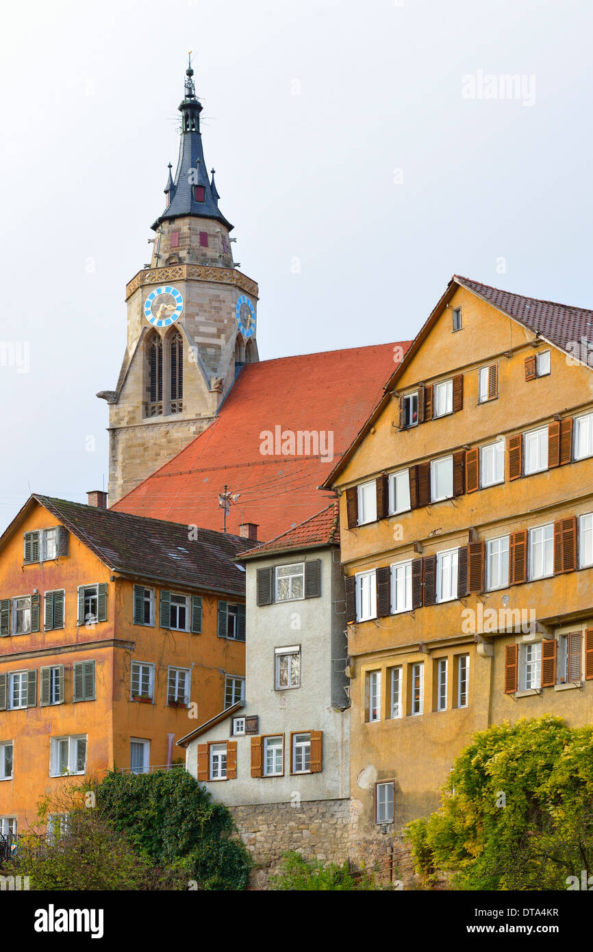 View of the historic town centre of Tübingen, Baden-Württemberg, Germany Stock Photo