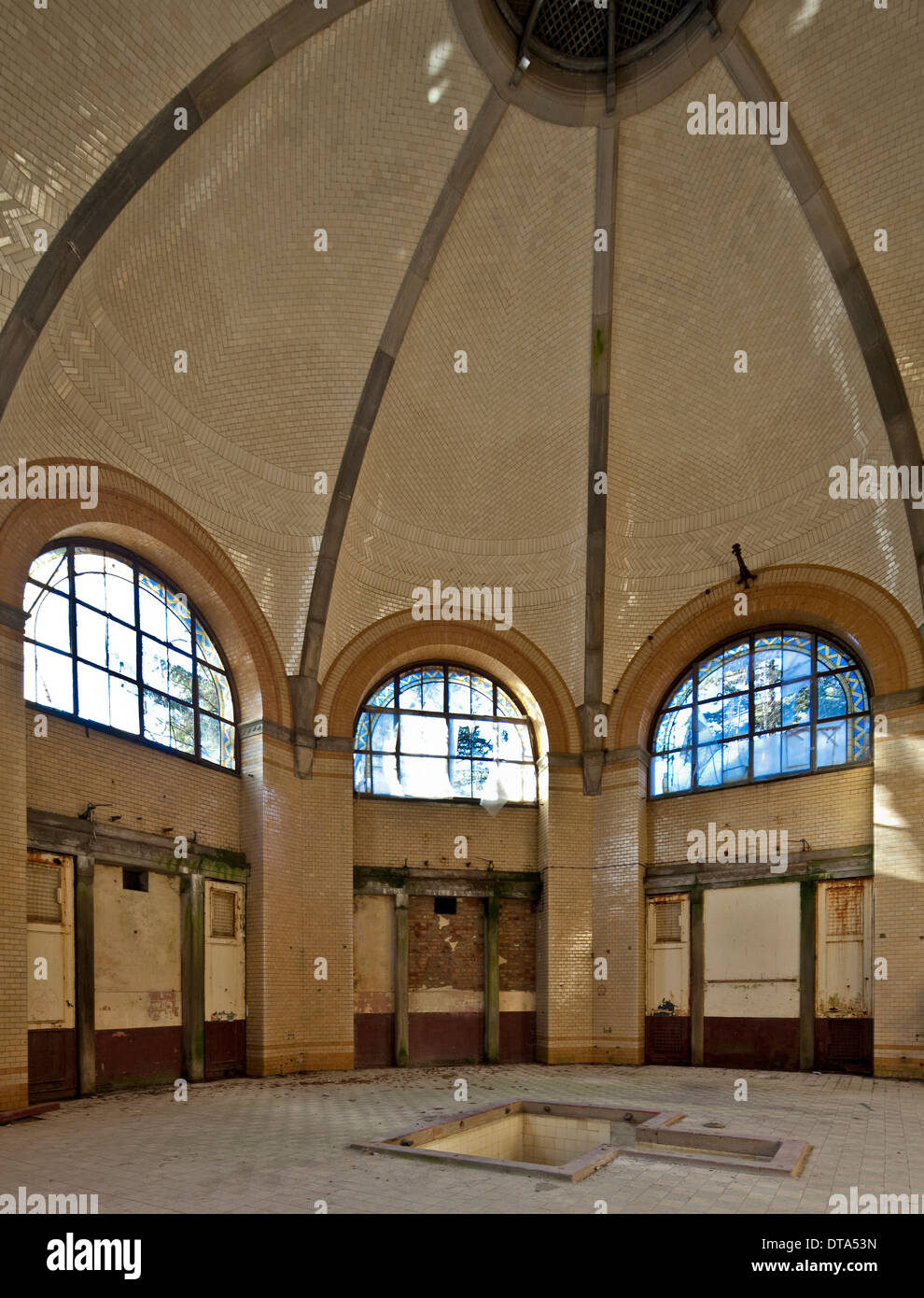 Beelitz-Heilstätten, ehemalige Arbeiter-Lungenheilstätten Stock Photo