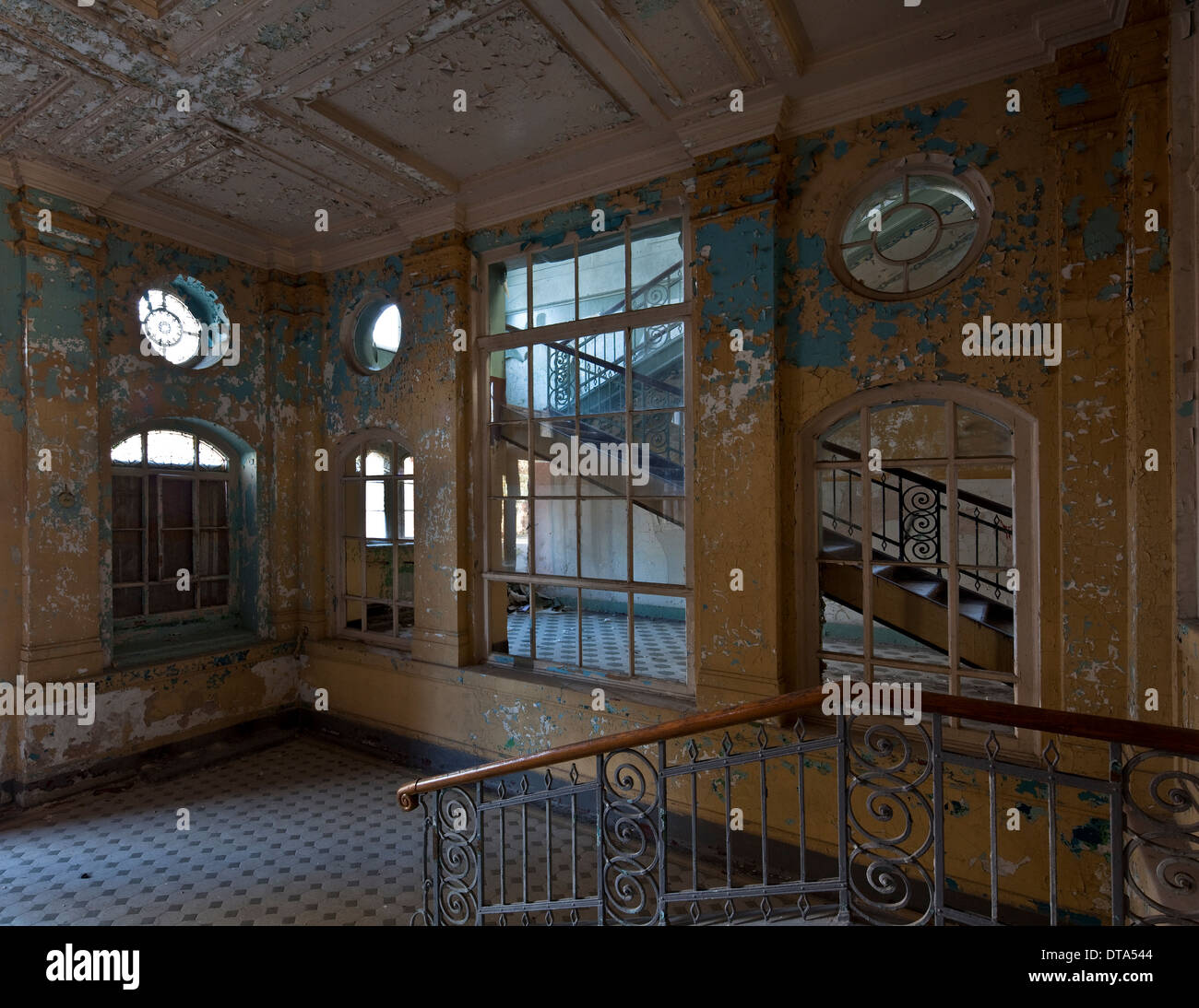 Beelitz-Heilstätten, ehemalige Arbeiter-Lungenheilstätten Stock Photo