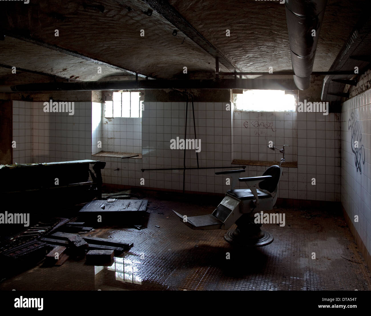 Beelitz-Heilstätten, ehemalige Arbeiter-Lungenheilstätten Stock Photo