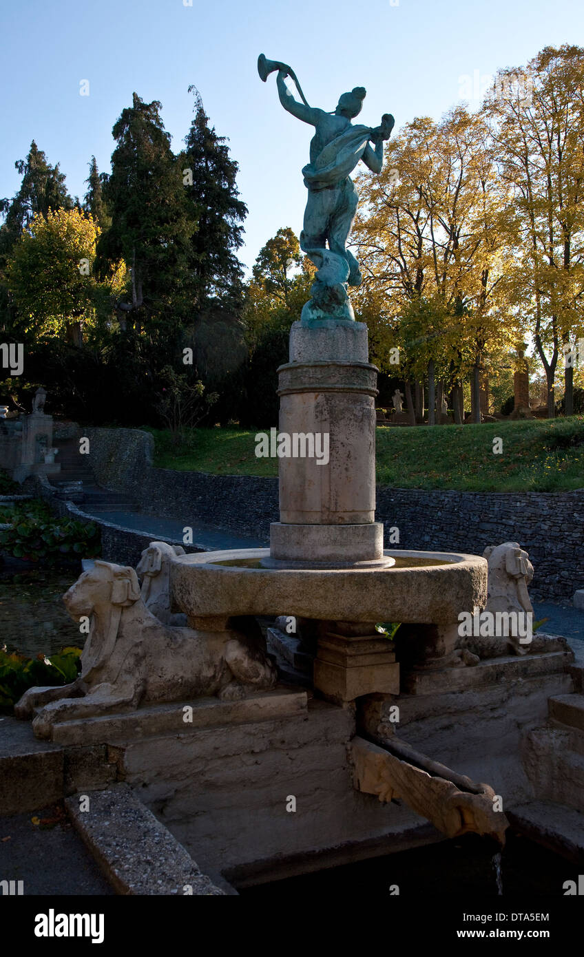 Rieder, Roseburg zwischen Ballenstedt und Rieder im Ostharz, Landschaftspark Stock Photo