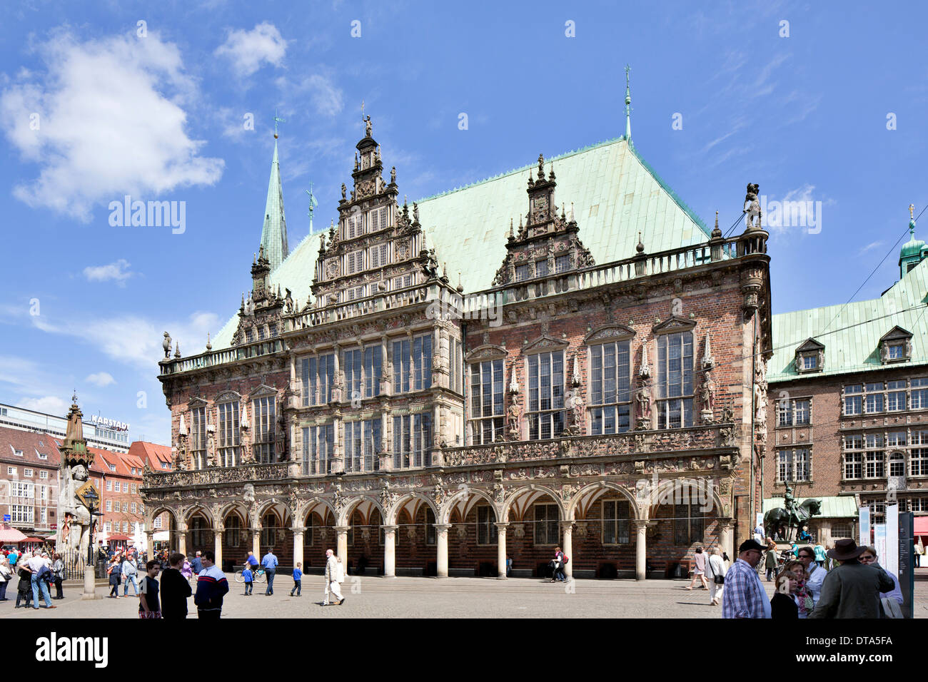 Bremen City Hall, Weser Renaissance, UNESCO World Cultural Heritage ...