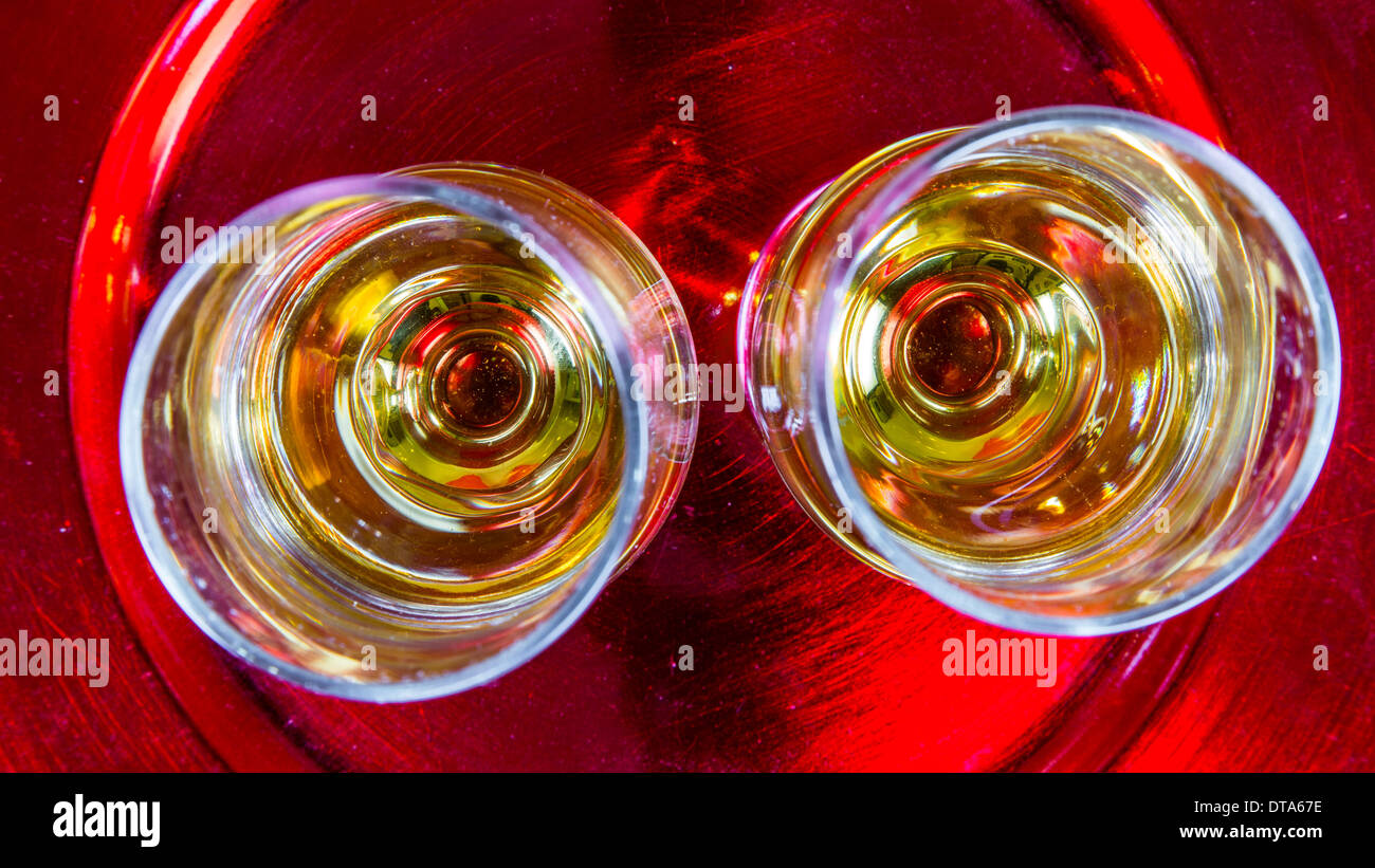 Wine Glasses Stock Photo