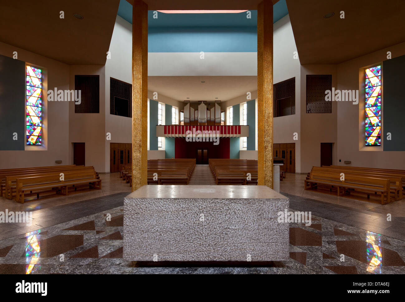 Halle/Saale, katholische Kirche zur Heiligen Dreieinigkeit Stock Photo