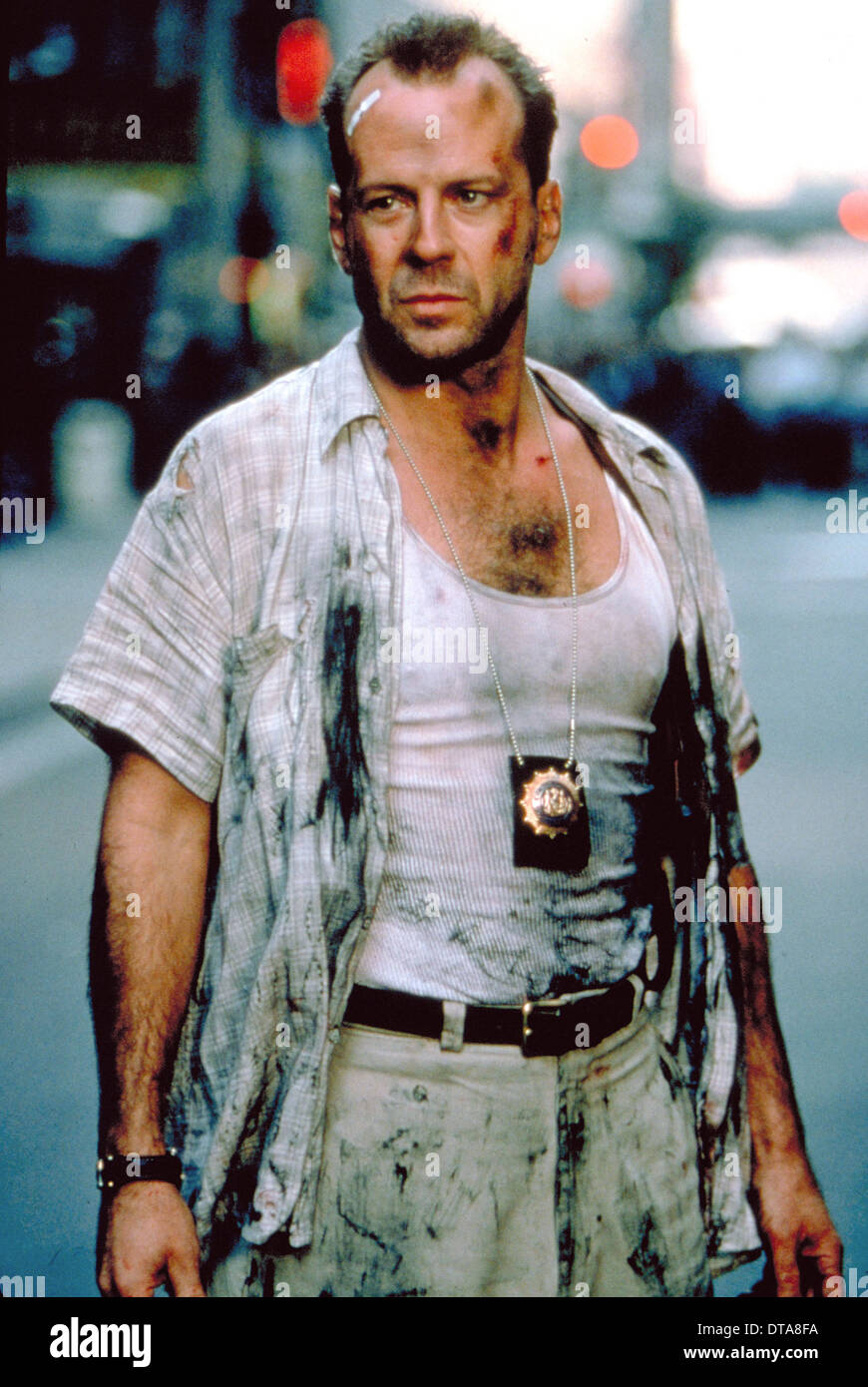 Bruce Willis As John Mcclane Film Title Die Hard 3 Stock ...
