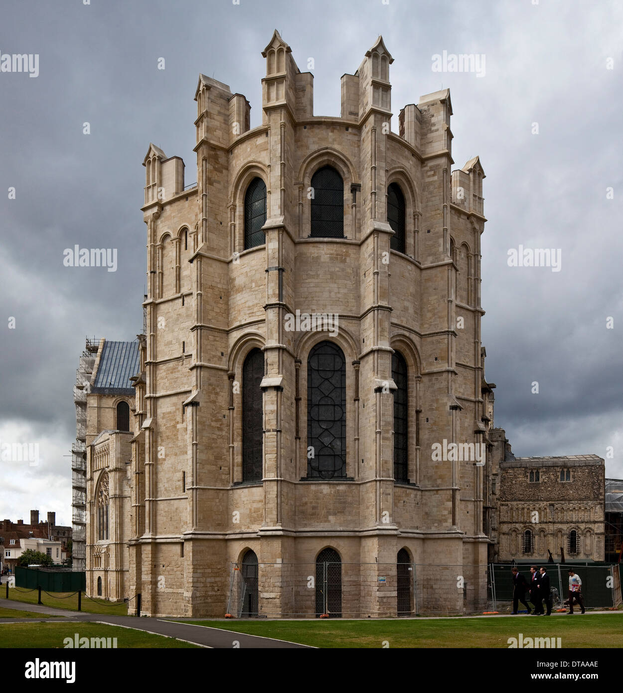 Canterbury, Cathedral and Metropolitical Church of Christ at Canterbur Stock Photo