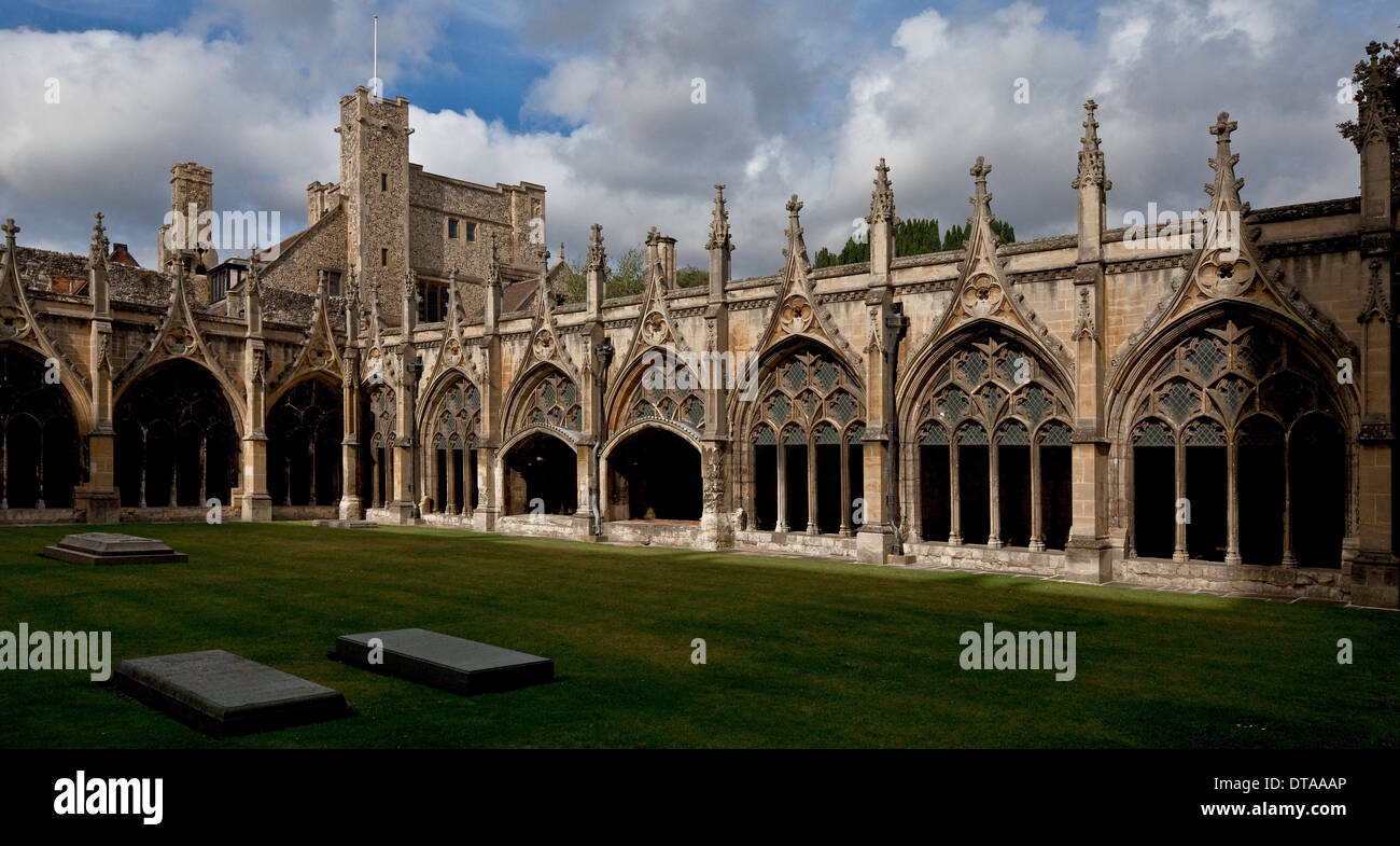 Canterbury, Cathedral and Metropolitical Church of Christ at Canterbur Stock Photo