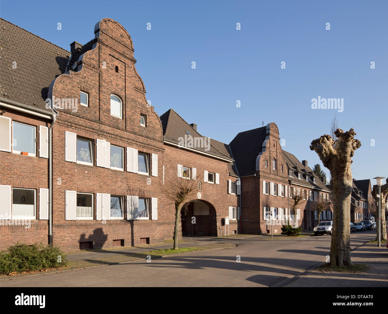 Krefeld, Ter-Meer-Siedlung Uerdingen Stock Photo