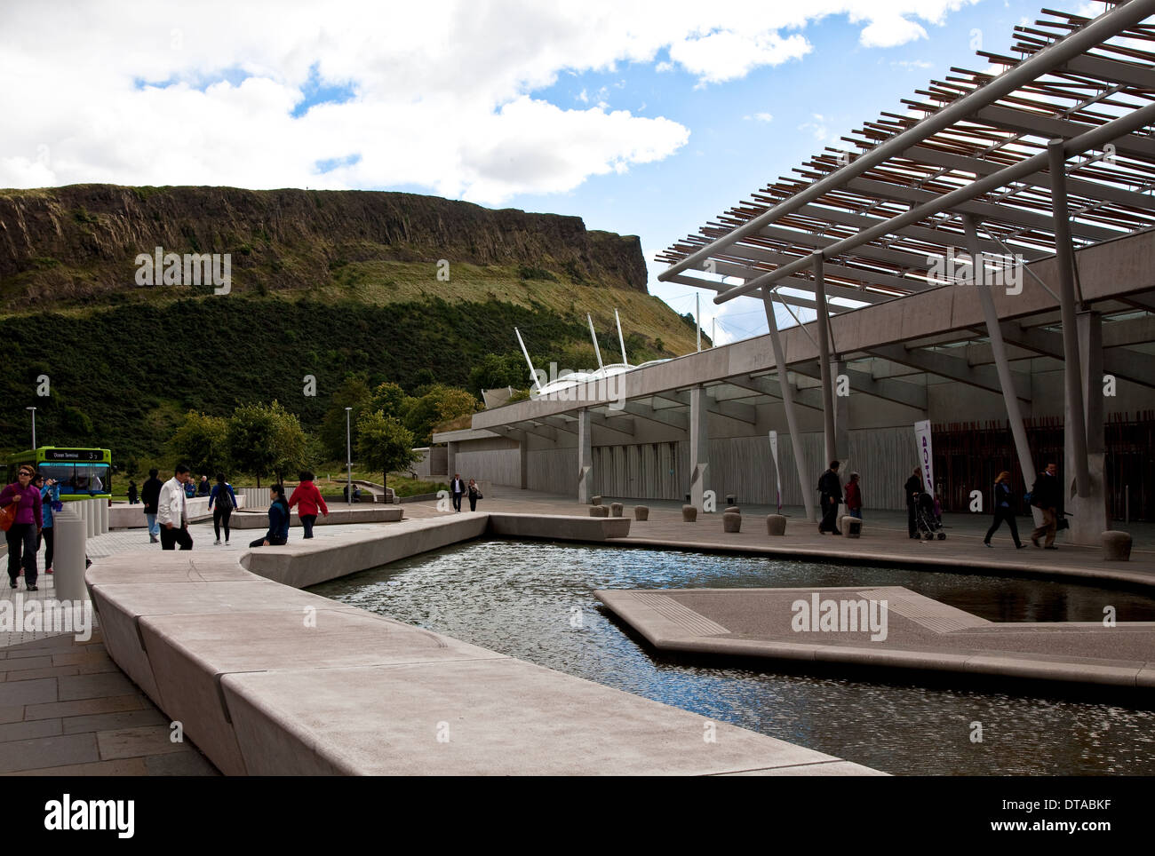 Edinburgh, Neues Schottisches Parlamentsgebäude Stock Photo