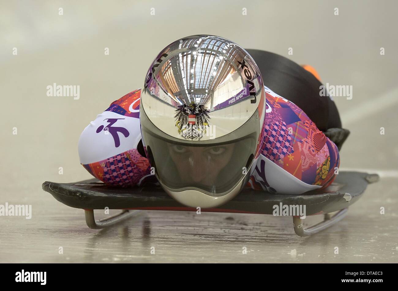 Sochi Winter Olympics 2014: Janine Flock (AUT). Womens Skeleton - Sanki  sliding centre - Sochi - Russia - 13/02/2014 Credit: Sport In  Pictures/Alamy Live News Stock Photo - Alamy