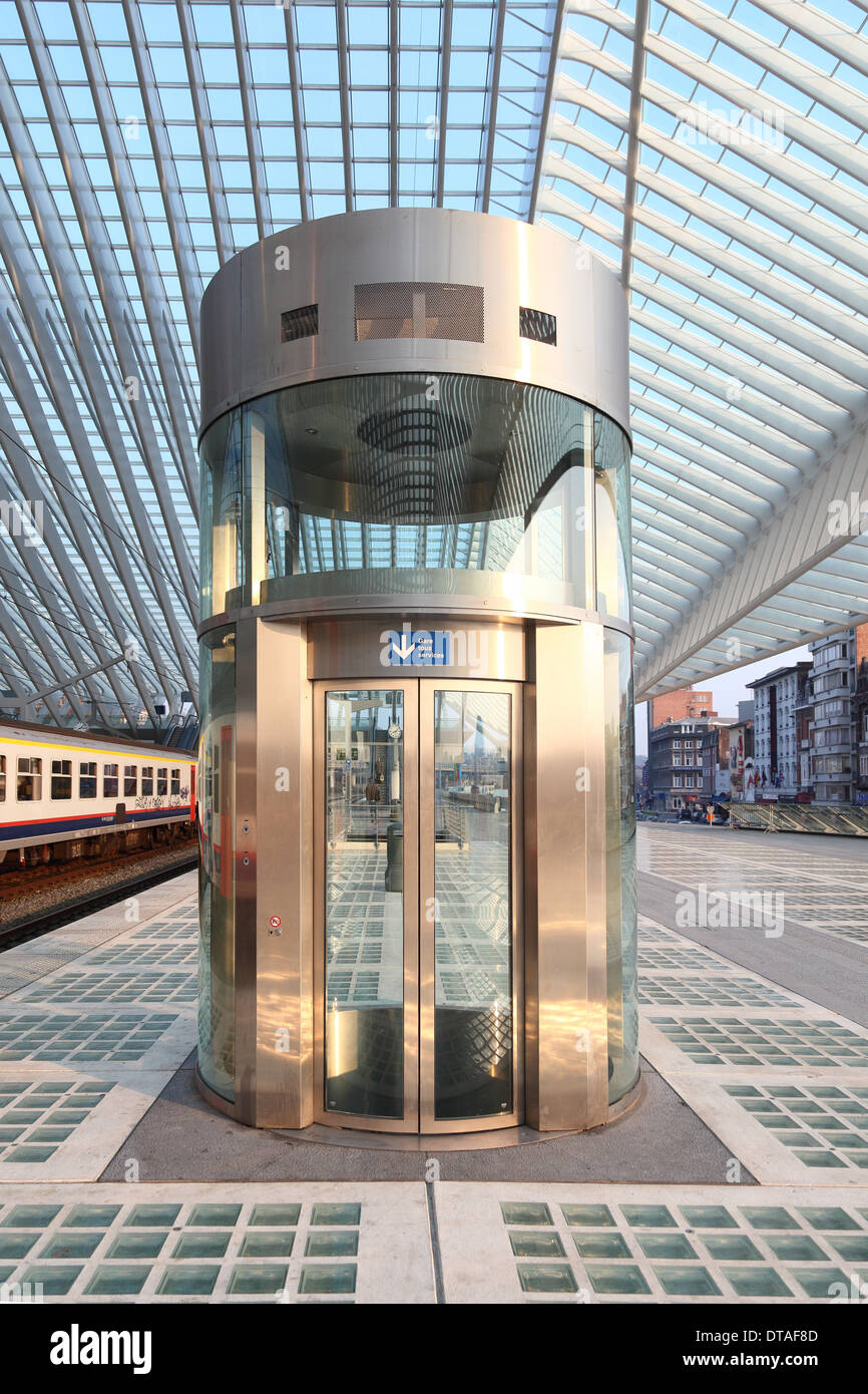 Lüttich, Bahnhof Liège-Guillemins Stock Photo