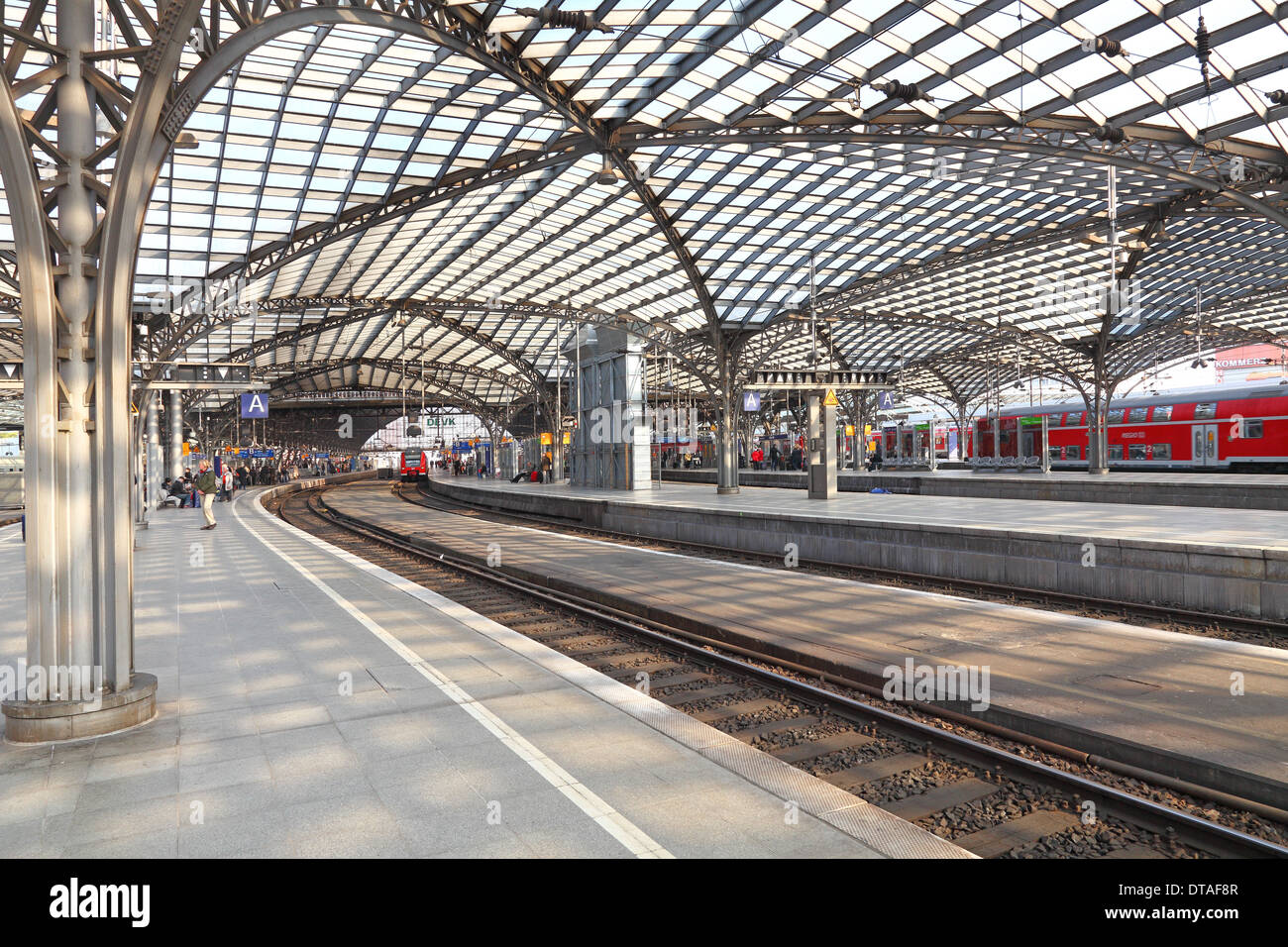 Lüttich, Bahnhof Liège-Guillemins Stock Photo