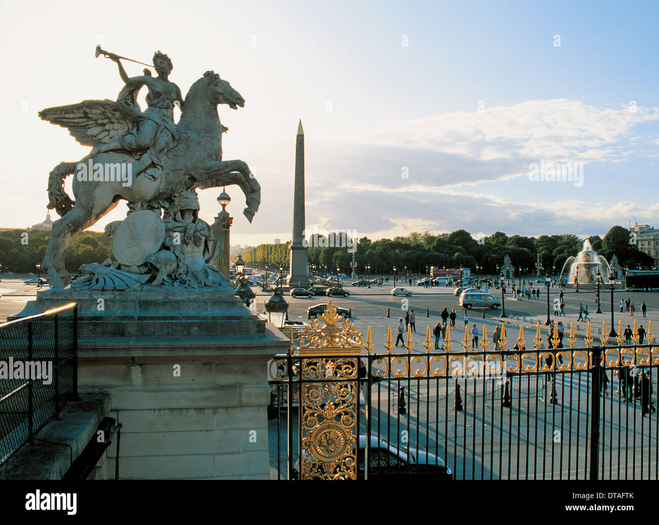 Paris, Place de la Concorde Stock Photo