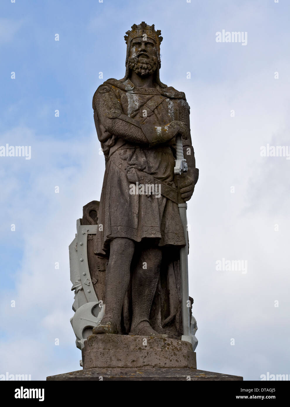 Stirling, Burg Stirling Castle, William Wallace Denkmal Stock Photo