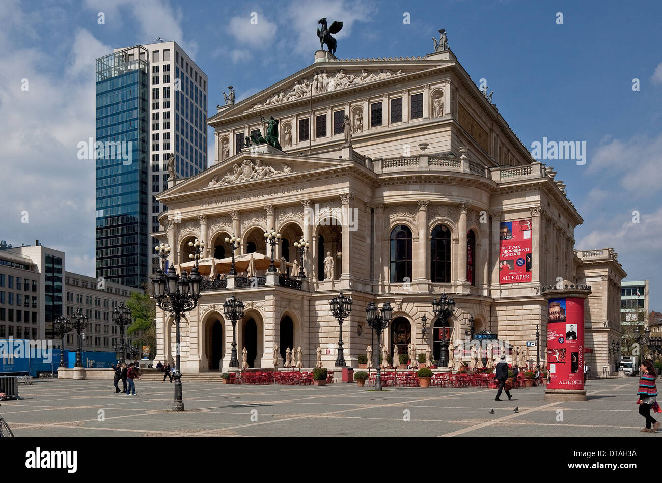 Frankfurt am Main, Alte Oper Stock Photo