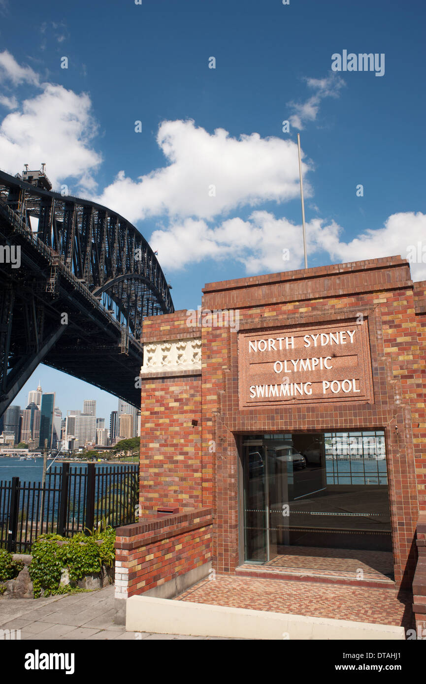 North Sydney Olympic Swimming Pool Stock Photo