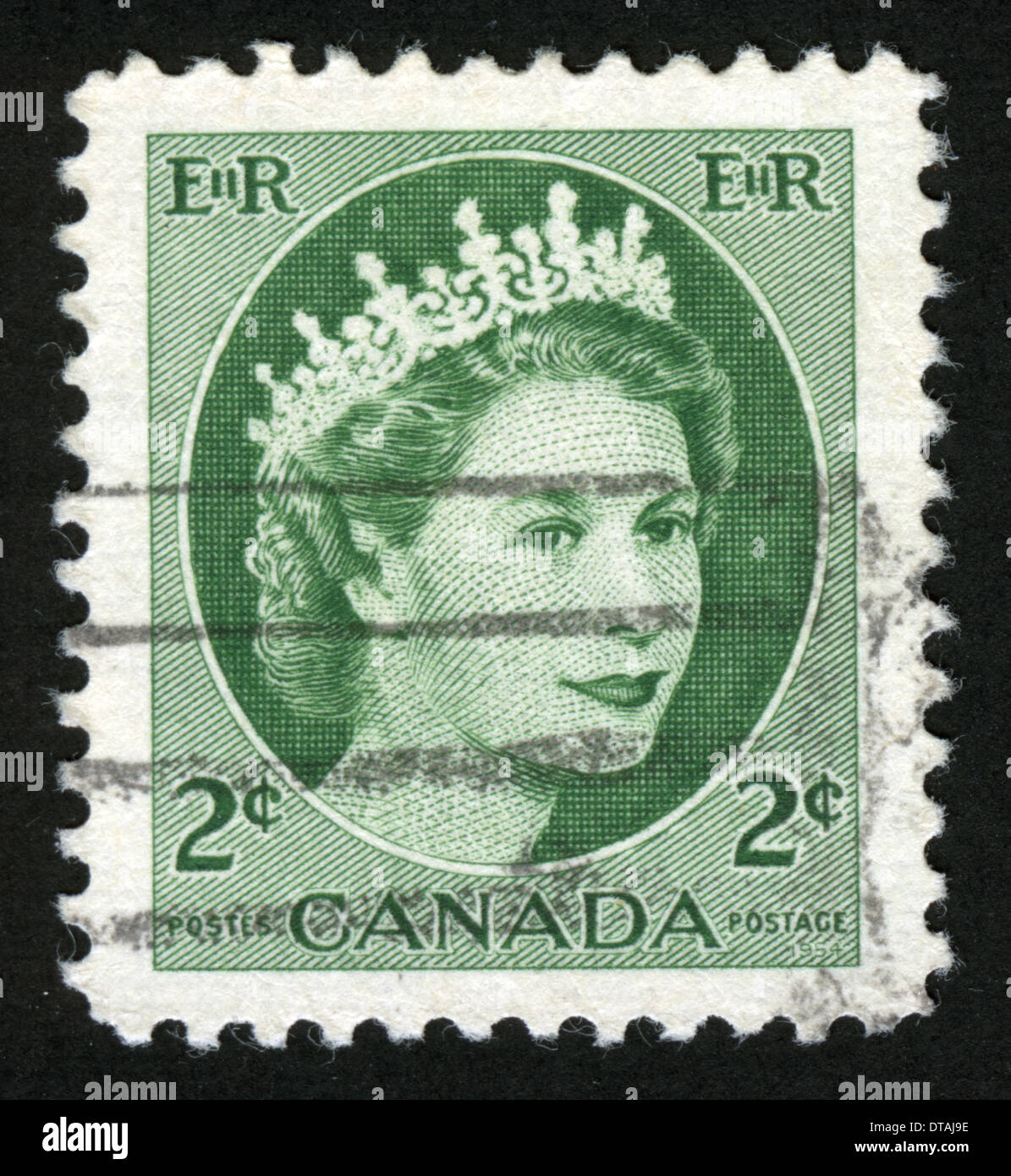 Canada, Postage stamp, post mark, stamp, post stamp, Queen Elizabeth II