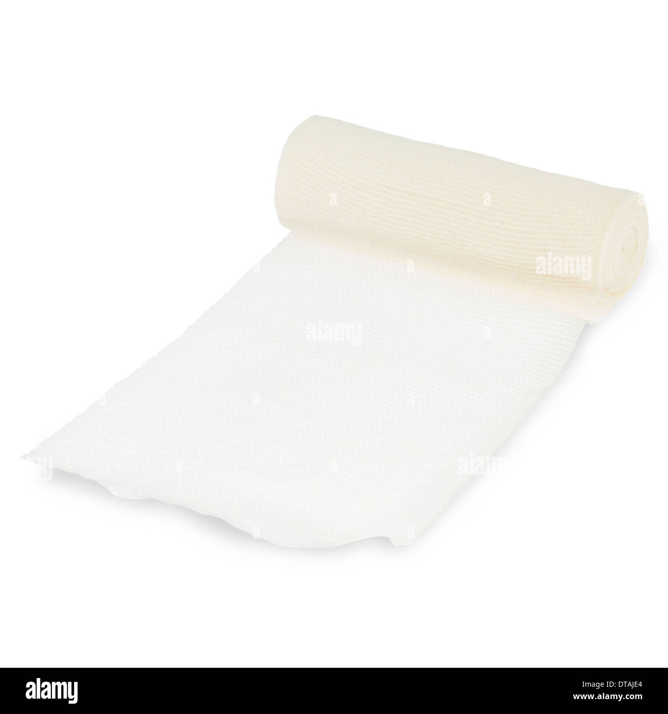 Roll of gauze bandage isolated on white background Stock Photo Alamy