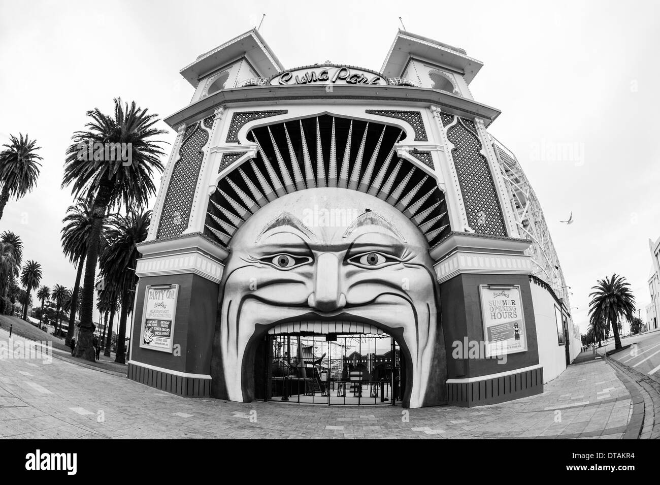 Luna Park. Melbourne Stock Photo Alamy
