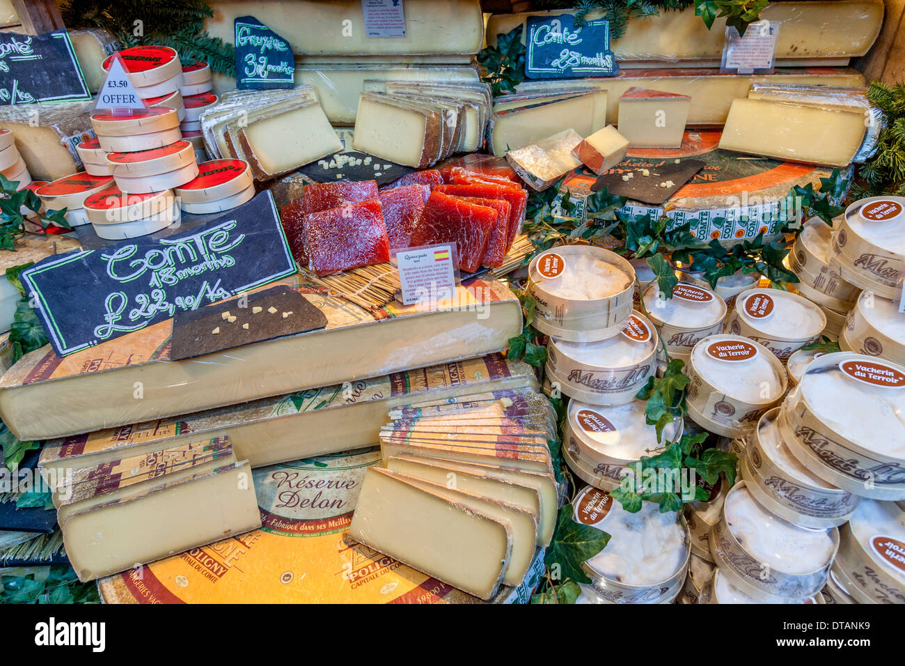 Cheese Shop, Borough Market, London, England Stock Photo Alamy