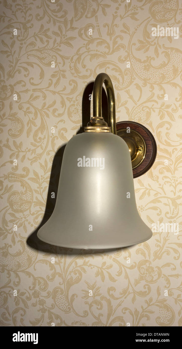 Electric wall light after fashion of old gas light Stock Photo