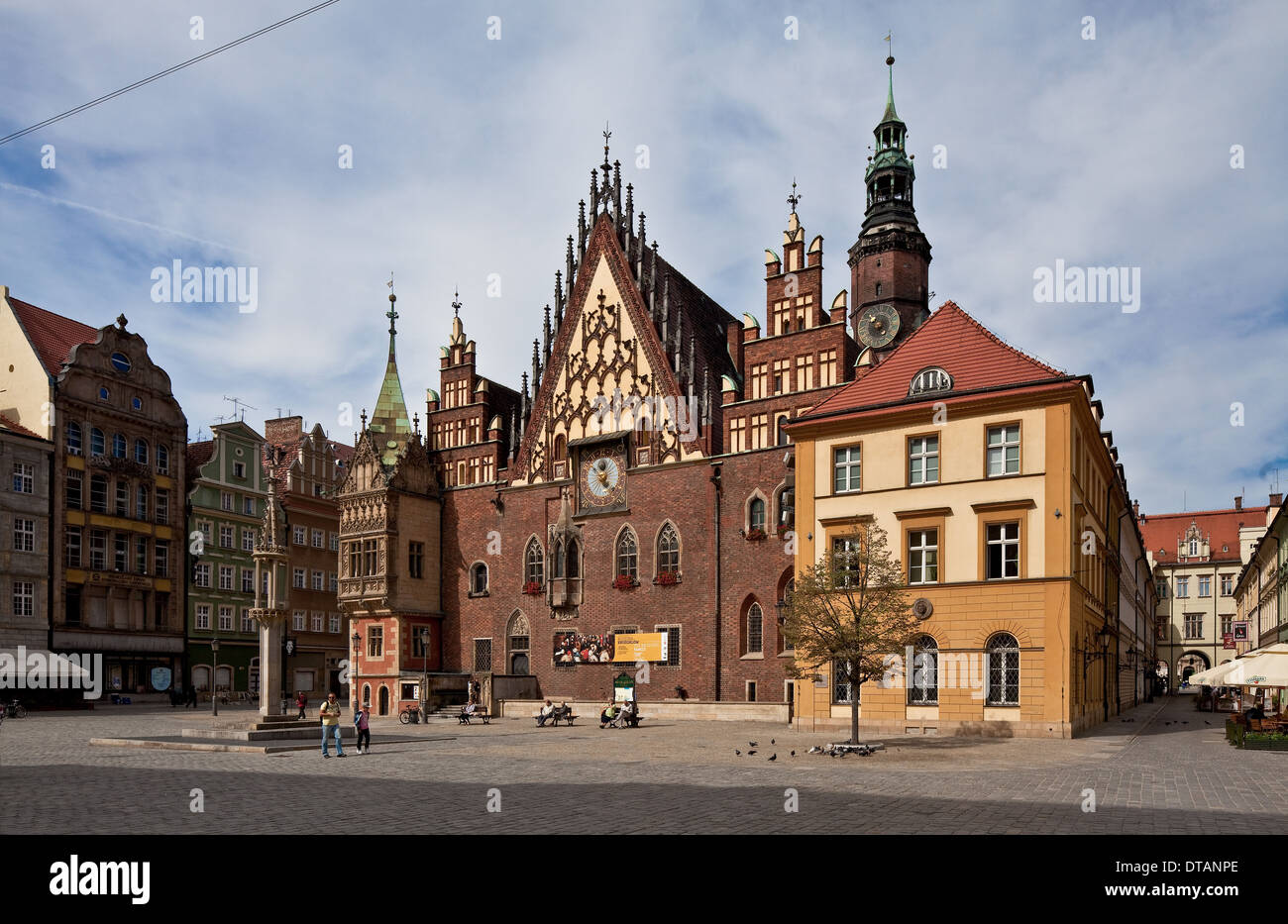 Wroclaw Breslau, Rathaus Stock Photo - Alamy