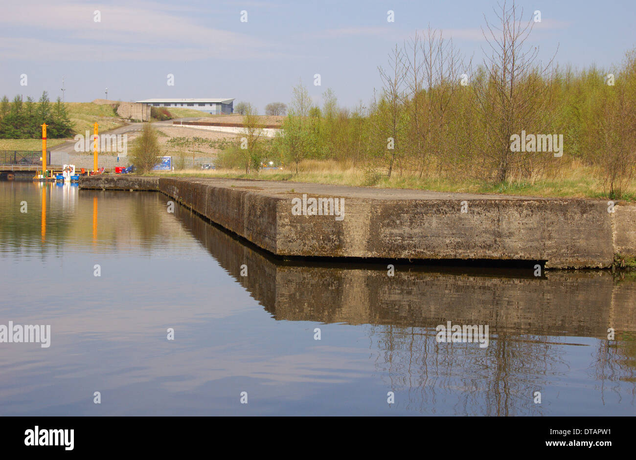 Canal at Port Dundas in Glasgow, Scotland Stock Photo Alamy