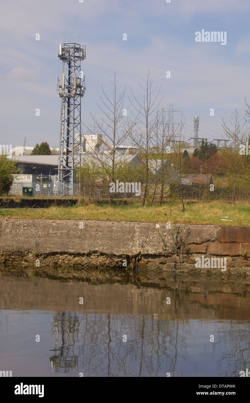 Canal at Port Dundas in Glasgow, Scotland Stock Photo Alamy
