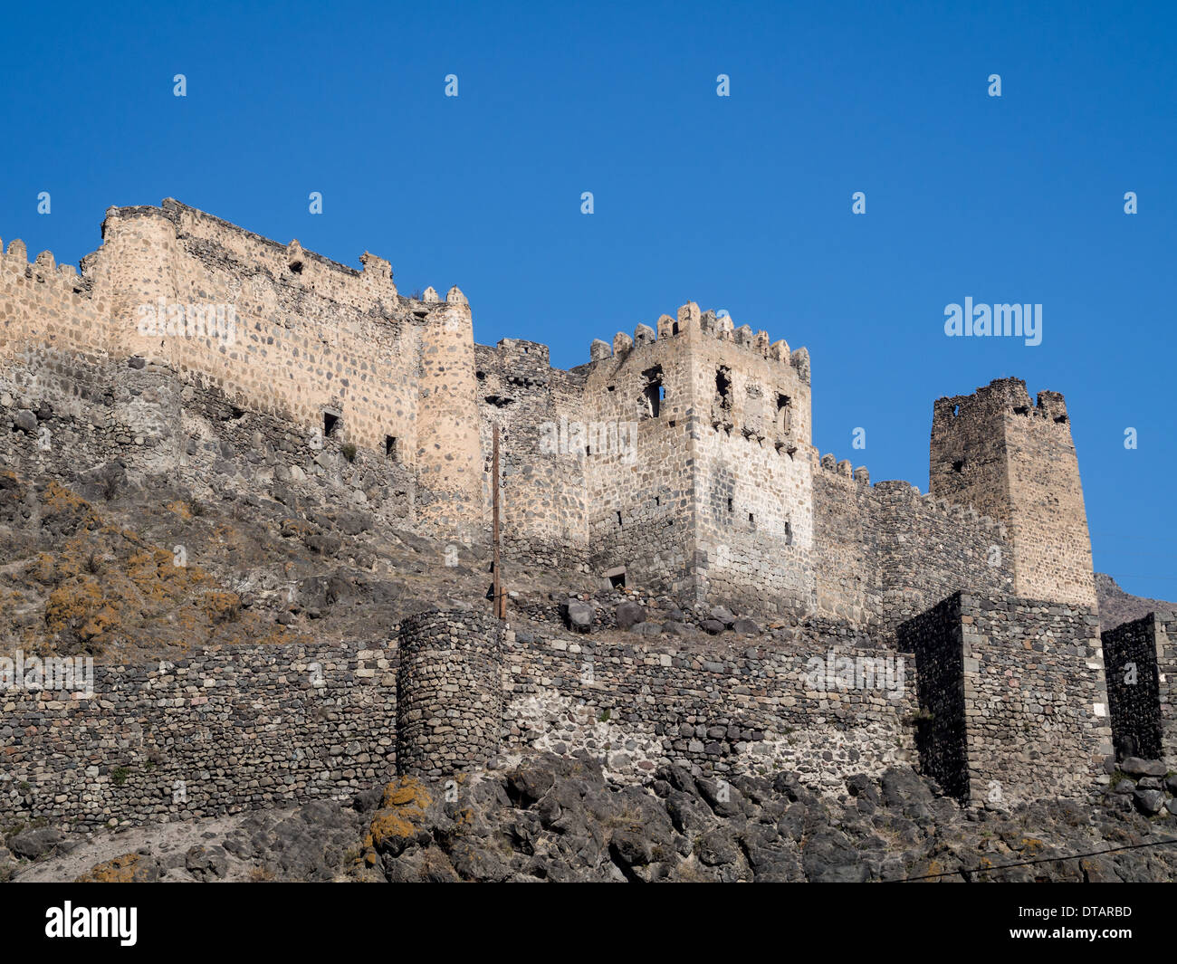 Khertvisi fortress on mountain. It is one of the oldest fortresses in  Georgia Stock Photo - Alamy