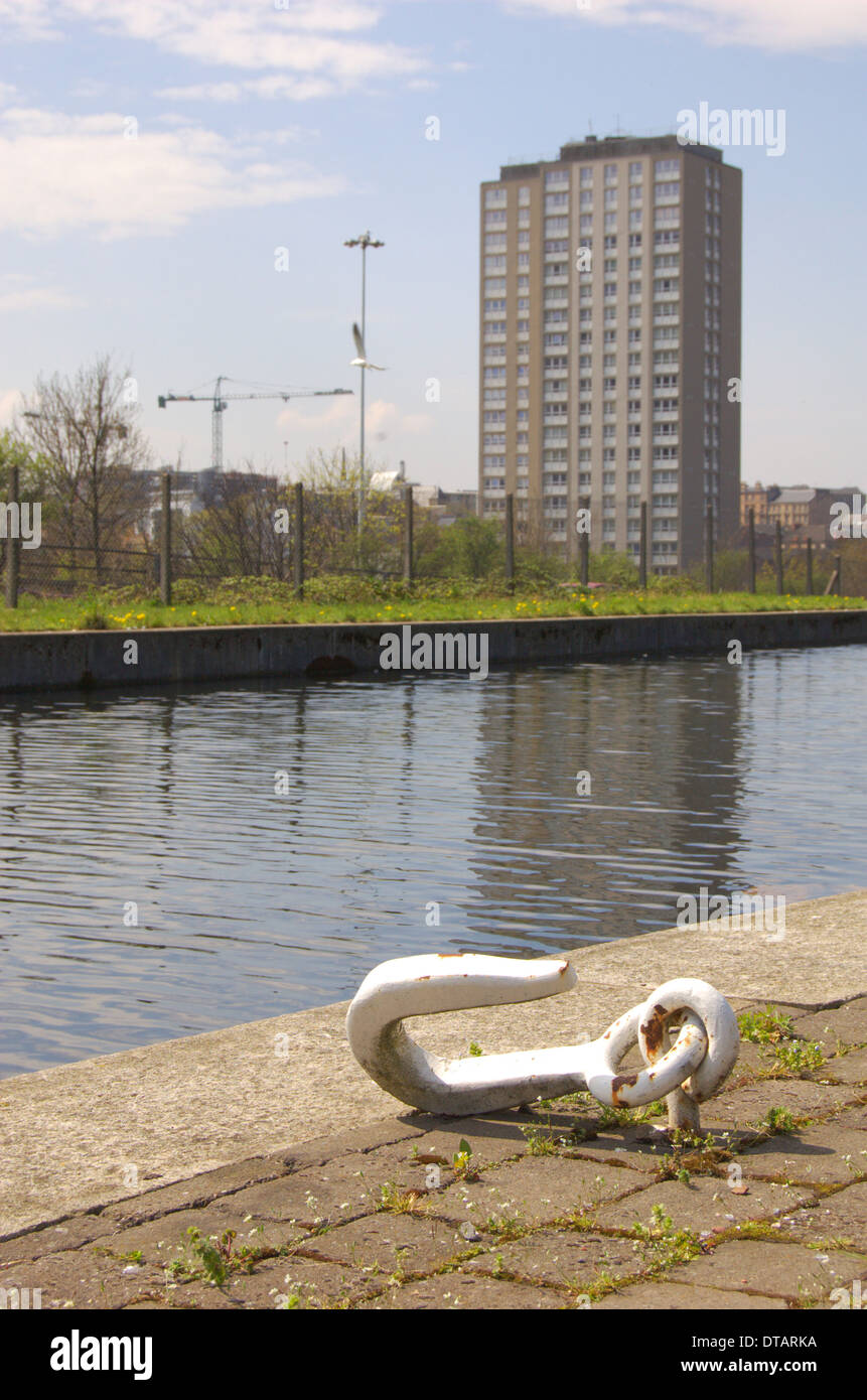 Canal at Port Dundas in Glasgow, Scotland Stock Photo Alamy