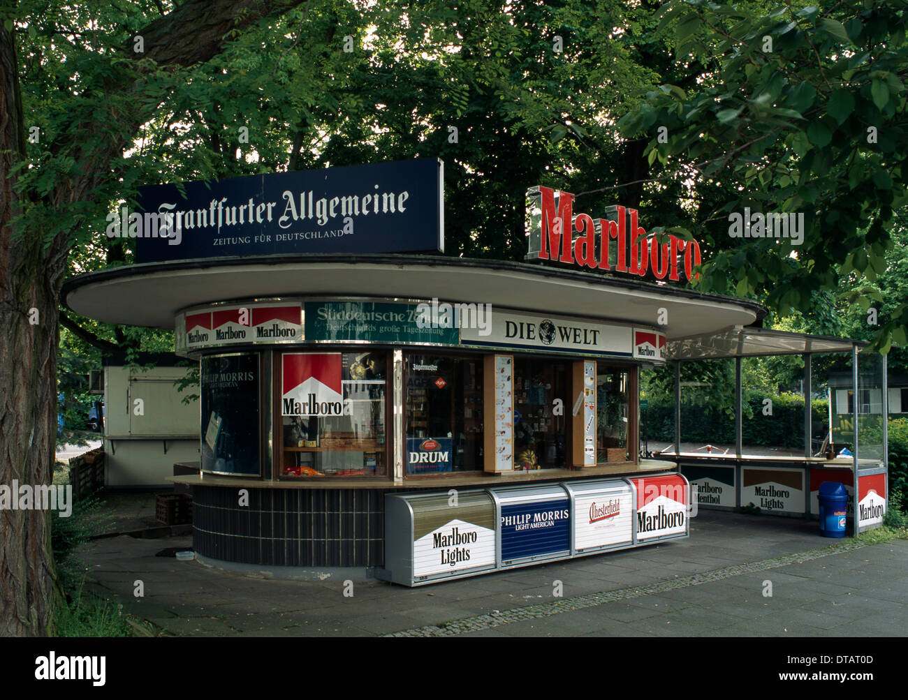 Bonn, ehemaliges Regierungsviertel, Kiosk "Bundesbüdchen Stock Photo