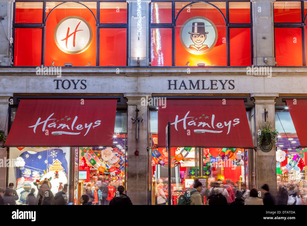 Hamleys Toy Shop, Regent Street, London, England Stock Photo