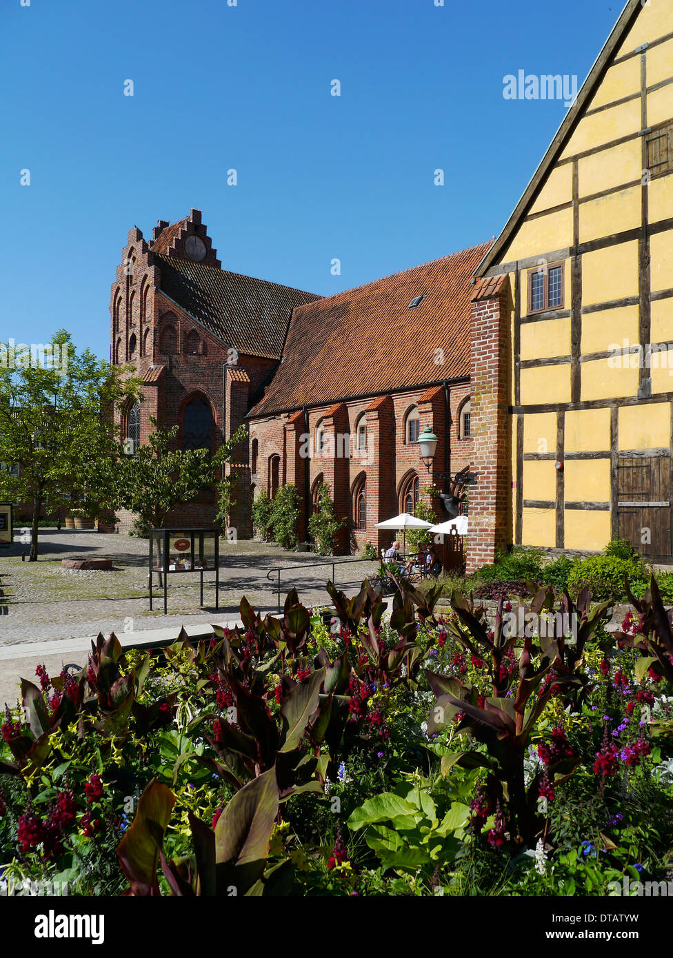 monastery in ystad, skåne, sweden Stock Photo